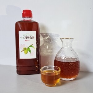 시골장터 야생 개복숭아 액기스 1000ml  발효액 엑기스 청 산복숭아 효소